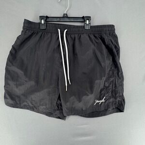 YoungLA 1016 Mens Black Polyamide Gym Training Shorts XXL YLA2936